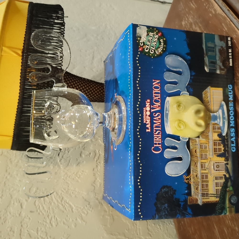 Glass Moose Mug
